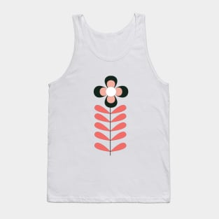 Retro Minimalistic Flower Tank Top